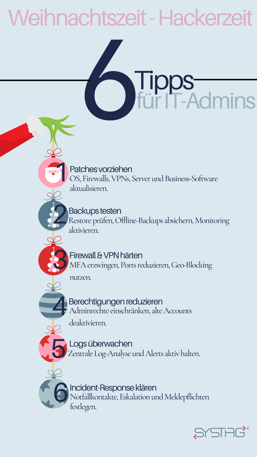 Hackerzeit_Weihnachtszeit_TippsfürITAdmins Hackerzeit - Weihnachtszeit: Tipps für IT Admins