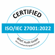 Zertifikat: ISO IEC 27001 2022