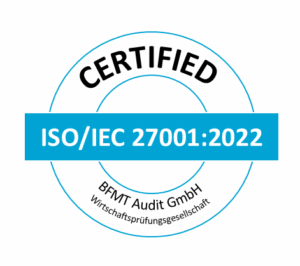 Zertifikat: ISO IEC 27001 2022
